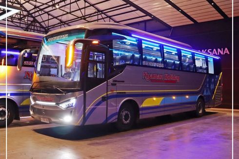 Tampil Minimalis, Intip Bus Baru PO Nyaman Holiday Garapan Laksana