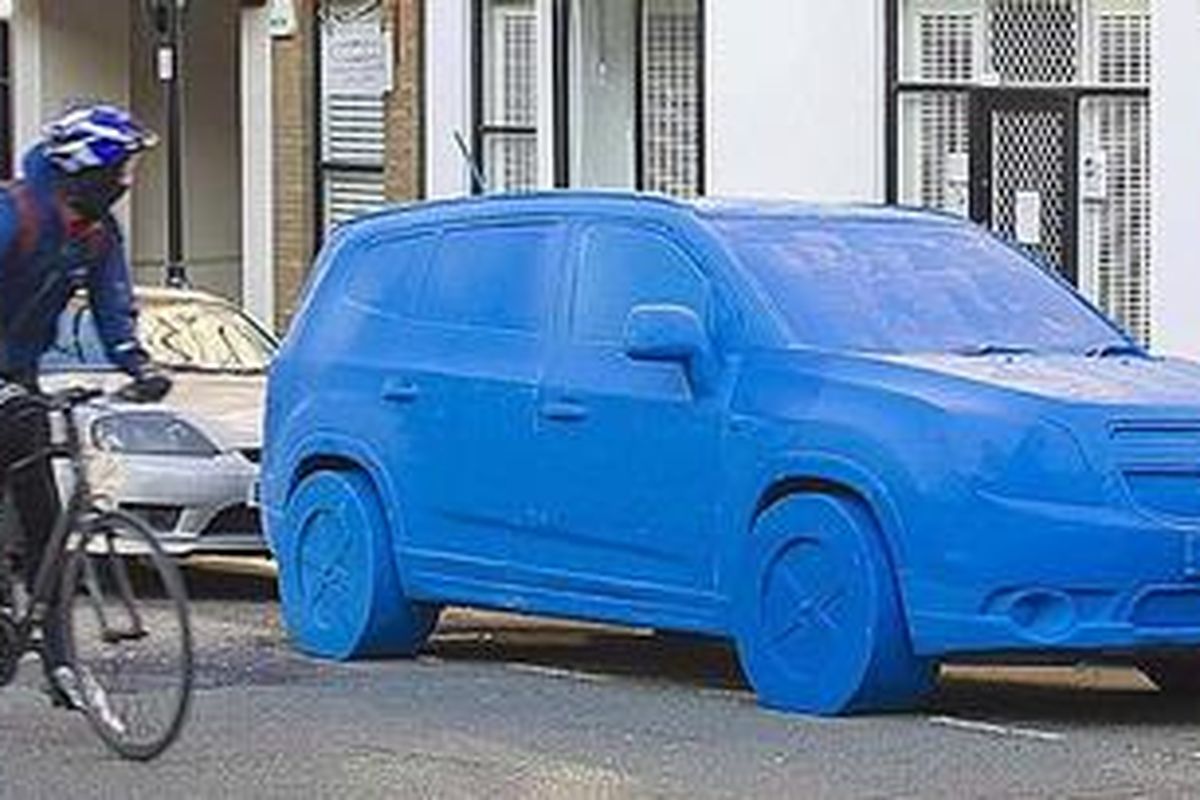 Strategi promoasi Chevrolet unik di London, Inggris