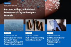 [POPULER SAINS] Mikroplastik di Organ Paru-paru Manusia | Polusi Udara Indonesia Peringkat 1 Asia Tenggara | Bau Paling Enak di Dunia | Sertifikat Vaksin Booster