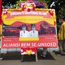 Hari Jadi Banyumas, Kantor Bupati Dikirimi Karangan Bunga Berisi Kritik dari Mahasiswa