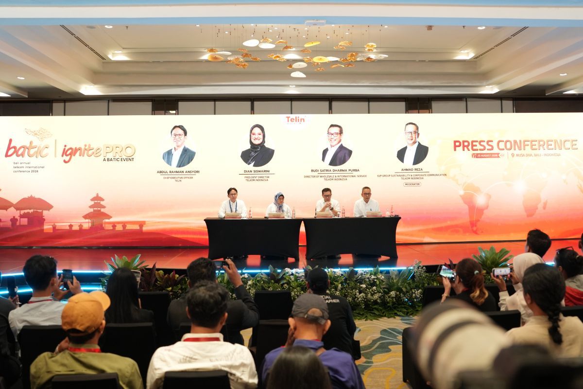 Konferensi pers BATIC 2026 di Nusa Dua, Bali.