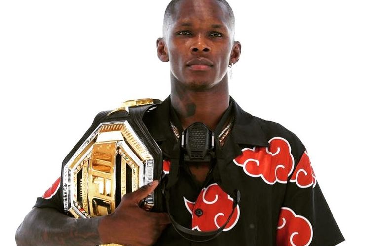 Juara kelas menengah UFC, Israel Adesanya.