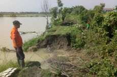 Hujan Deras di Lamongan Sebabkan Tanggul Sungai Jebol dan Banjir