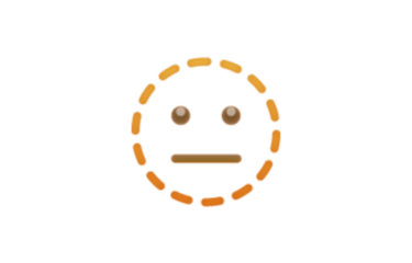 Emoji wajah titik titik 