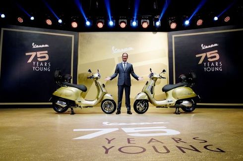 Harga Vespa 75th Anniversary Limited Edition Tembus Rp 175 Juta