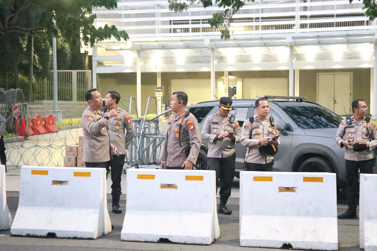 Ada Demo Solidaritas untuk Palestina di Depan Kedubes AS, Polisi Kerahkan 1.309 Personel