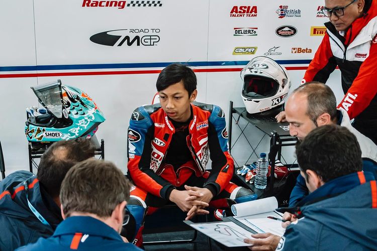 Kiandra Ramadhipa, pebalap binaan Astra Honda Racing School (AHRS)