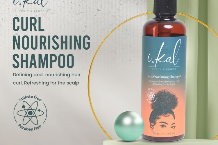i.kal Curl Nourishing Shampoo.