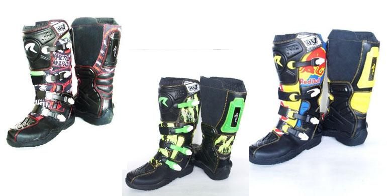 Ragam sepatu road race, motocross, dan dragbike RCB 