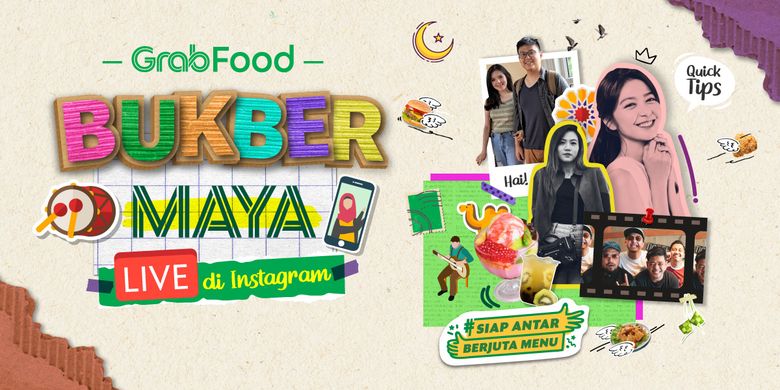 Bukber Maya, gelaran buka puasa yang digagas oleh GrabFood Grab Indonesia.