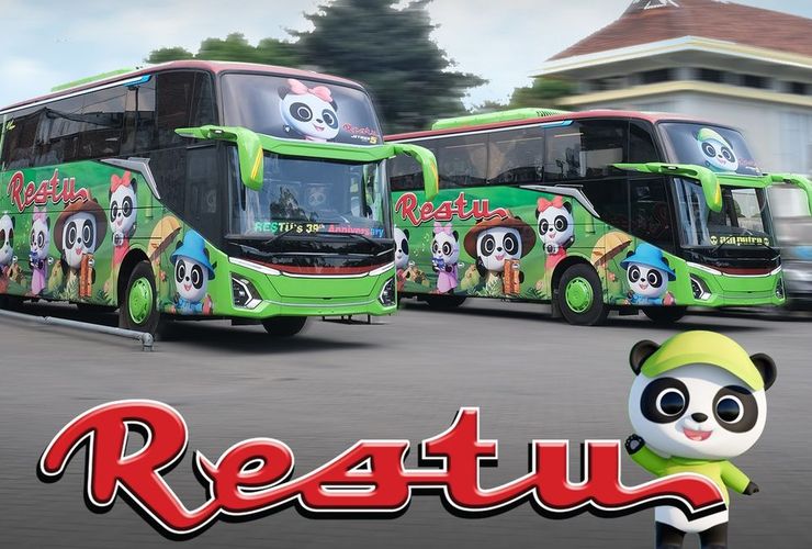 PO Restu Rilis 2 Unit Bus Baru Edisi Spesial Ulang Tahun