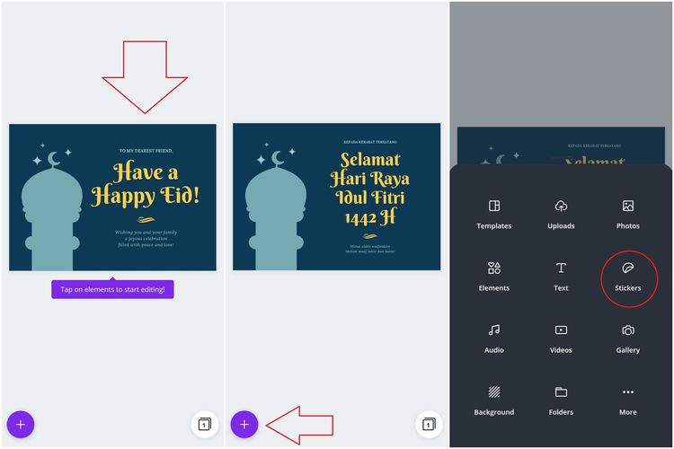 Cara Membuat Kartu Lebaran dengan Aplikasi Canva, Bisa Dikirim ke WhatsApp