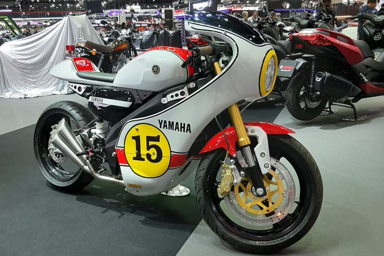 Motor custom Yamaha XSR155 di Thailand International Motor Expo 2019 di Bangkok