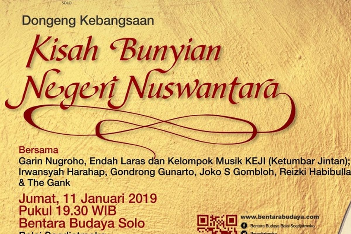 Dongeng Kebangsaan Kisah Bunyi Negeri Nuswantara