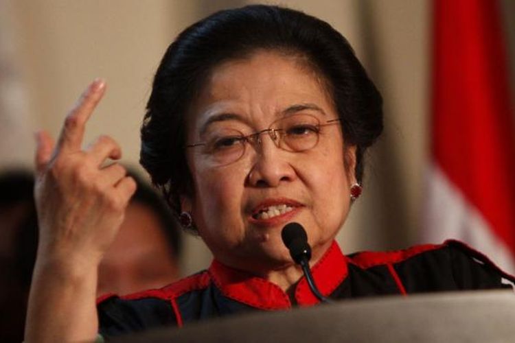 Ketua Umum Partai Demokrasi Indonesia Perjuangan Megawati Soekarnoputri.