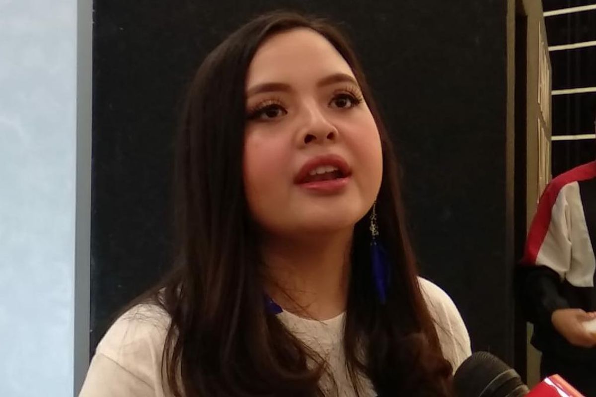 Tasya Kamila saat ditemui di Senayan City, Jakarta Pusat, Sabtu (14/3/2020).
