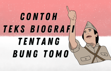 Berikut merupakan jawaban dari perintah buatlah biografi tentang Bung Tomo beserta strukturnya.