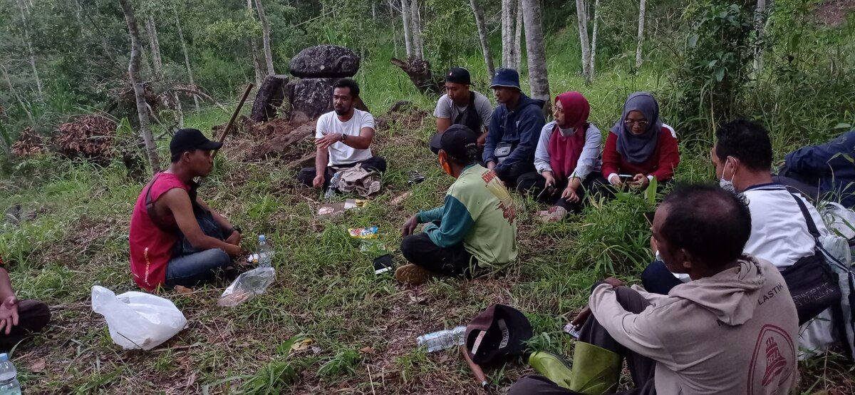 Reruntuhan Bangunan Diduga Candi Ditemukan di Bukit Sepi Angin Magetan, BPCB Jatim: 4 Arcanya Hilang