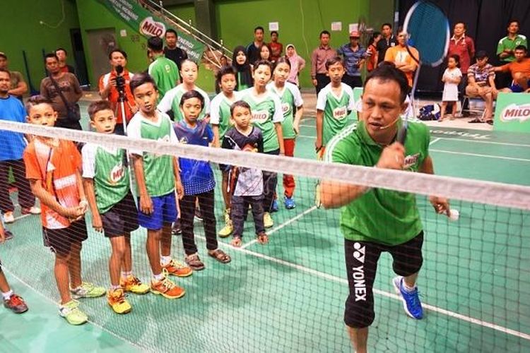 Rexy Mainaky memberi coaching clinic