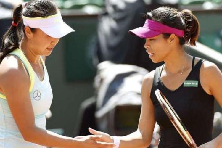 Pasangan  Hsieh Su-wei dan Peng Shuai