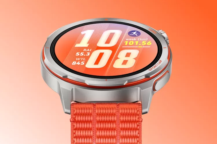 Ilustrasi tampilan Huawei Watch GT Runner 2.