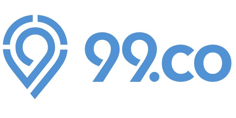 Logo platform properti berbasis teknologi, 99.co
