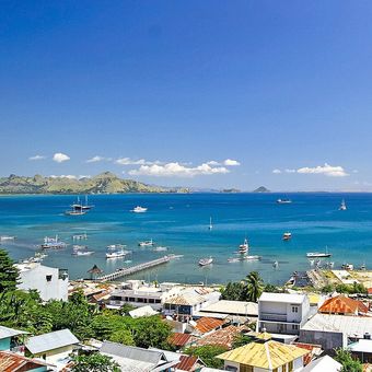 Ilustrasi pelabuhan di Labuan Bajo, Nusa Tenggara Timur (NTT).