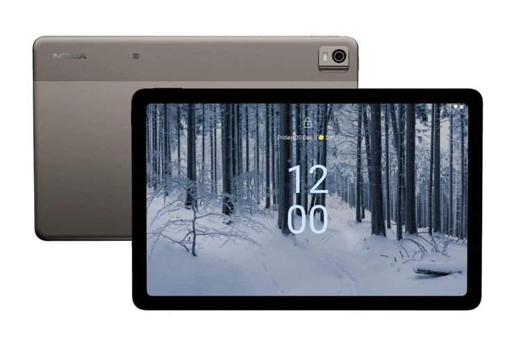 Ilustrasi tablet Nokia T21.