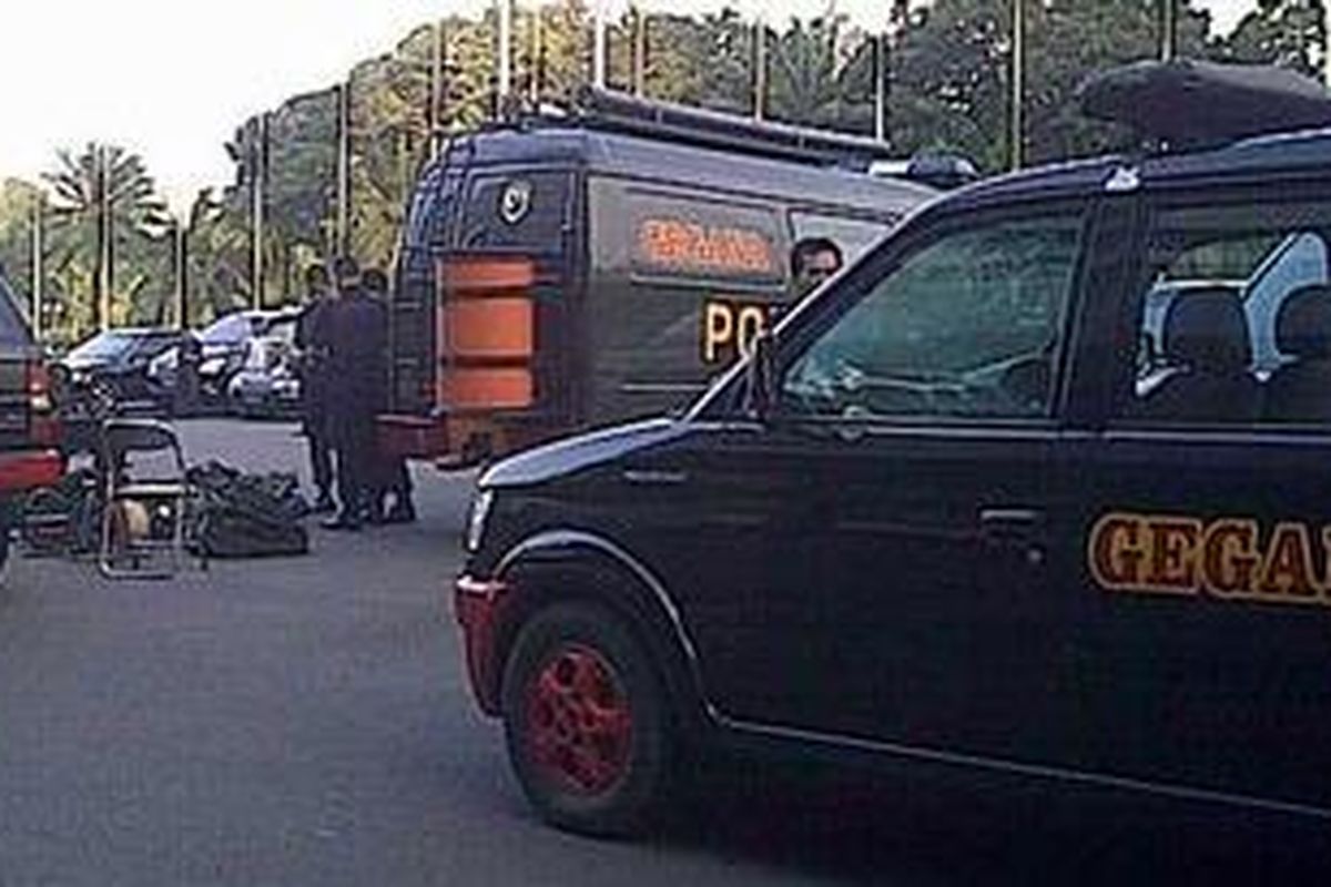 Tim Gegana Tiba di Gedung DPR, Senayan, Jakarta