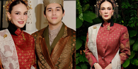 Gaya Luna Maya dan Maxime Bouttier di HUT ke-81 RI, Serasi Bernuansa Etnik