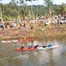 Serunya Lomba Balap Perahu Tradisional di Semarang, Dayung Pakai Tangan Kosong