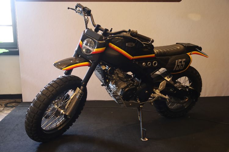 Motor custom XSR 155 Infinite Dirt Bike kreasi DM Work Motorcycle.