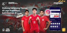 Kualifikasi Piala Dunia 2026, Bank Mandiri Jual Tiket Pertandingan Indonesia di Livin’ Sukha