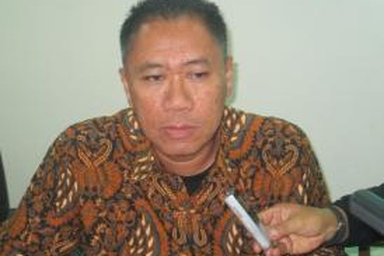 Kepala Forensik RSUP Sanglah Denpasar dokter Dudut Rustyadi saat memberikan keterangannya kepada awak media
