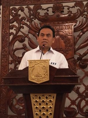 Sekretaris Daerah DKI Jakarta Saefullah di Balai Kota DKI Jakarta, Jalan Medan Merdeka Selatan, Jumat (11/10/2019).