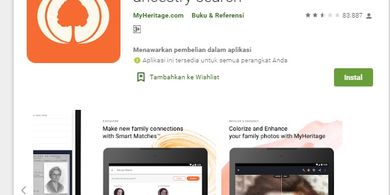 MyHeritage Aplikasi