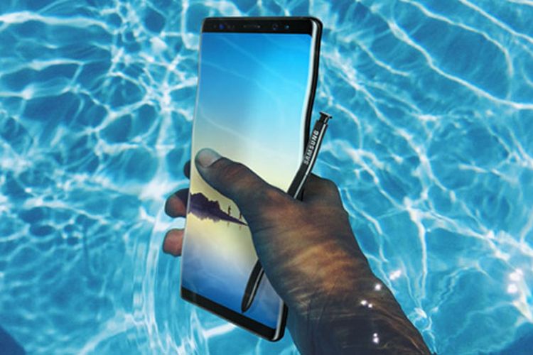 Galaxy Note8 juga andalkan fitur anti-air (water resistant).