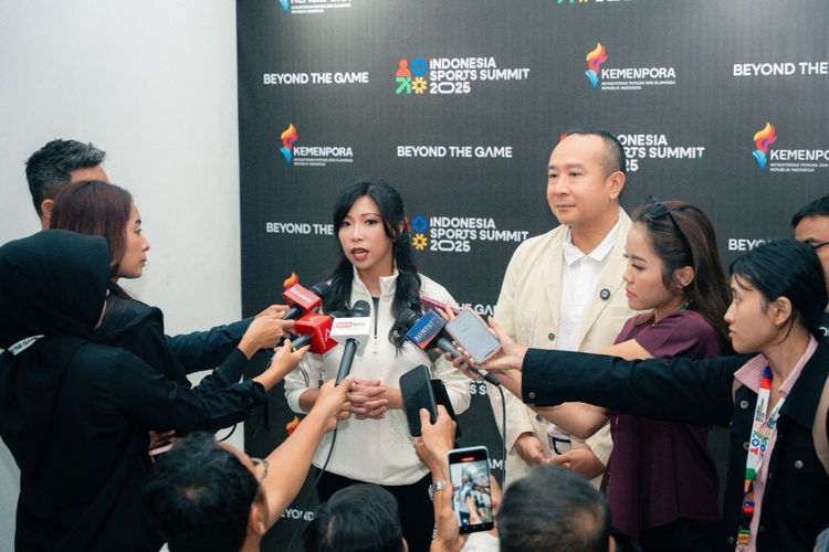 Direktur Utama InJourney Maya Watono pada forum Indonesia Sport Summit (ISS) 2025. 