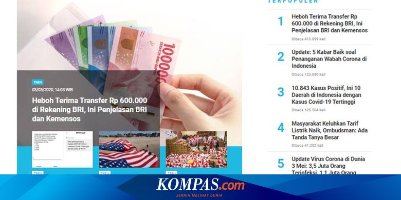 Penjelasan Resmi Bri Tentang Bst Rp 600 Ribu Per Bulan Ke Rekening