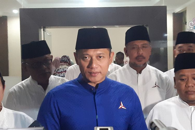 Ketum Partai Demokrat Agus Harimurti Yudhoyono (AHY) dalam safari Ramadhan di Boyolali, Jawa Tengah, Rabu (5/4/2023).