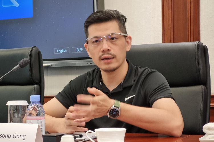 Gong Yuansong, Vice President of Smart Wearables and Health Product Line, Huawei Consumer Business Group saat ditemui di sela-sela peluncuran smartwatch Huawei Watch GT 4, Jumat (15/9/2023).