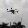 Pakai Drone, Pemkot Jaksel Semprot Disinfektan ke Jalan Protokol