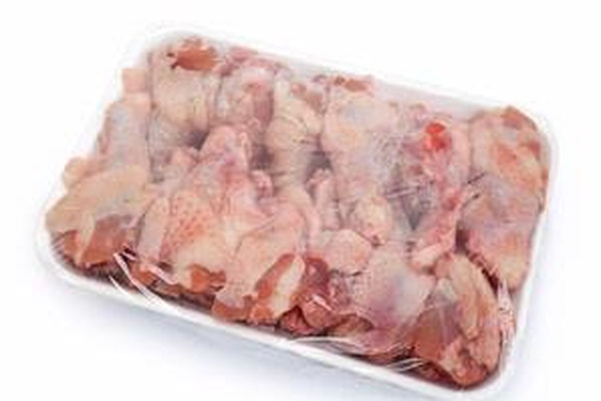Ilustrasi daging ayam beku