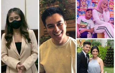 Kolase foto Ayu Thalia, Baim Wong, Nathalie Holscher dan Ferdi, serta Chelsea Olivia dan Glenn Alinskie
