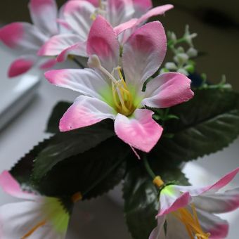 Ilustrasi tanaman palsu, bunga palsu. 