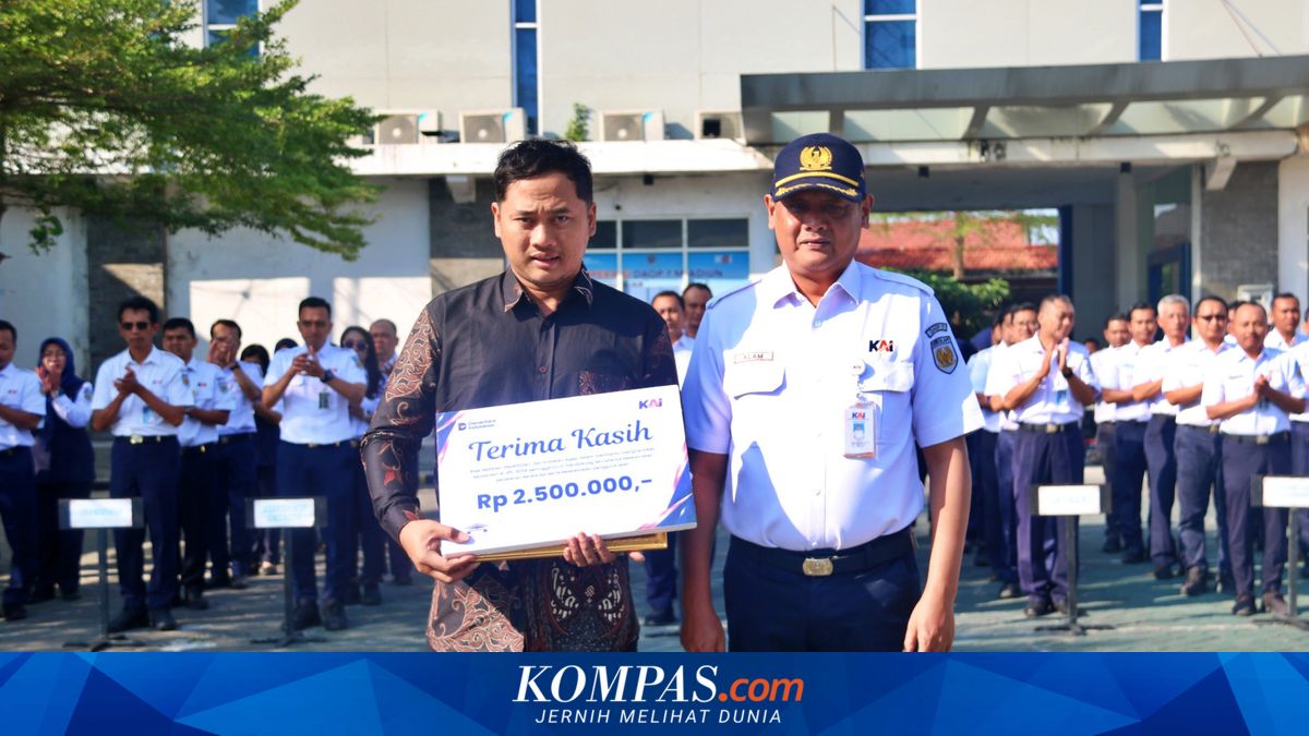 Kreator Konten Cegah Kecelakaan Kereta Api di Kediri Diganjar Hadiah KAI