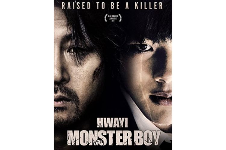 Poster Film HWAYI:A Monster Boy yang diperankan oleh Yeo Jin Goo dan Kim Yun Seok