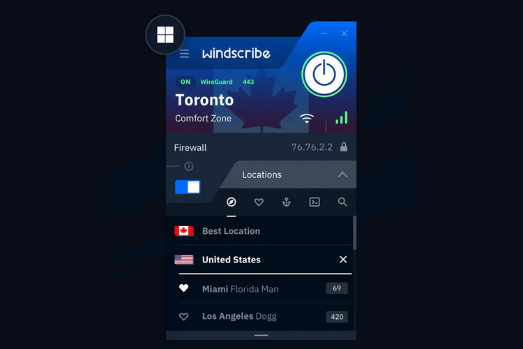 Ilustrasi Winscribe VPN.