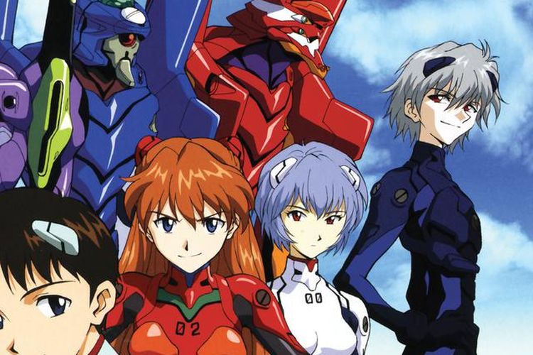 Anime keluaran 1995 berjudul Neon Genesis Evangelion.