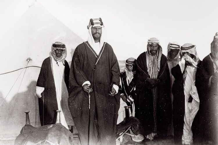 Ibnu Saud di Arab saudi pada 1911.